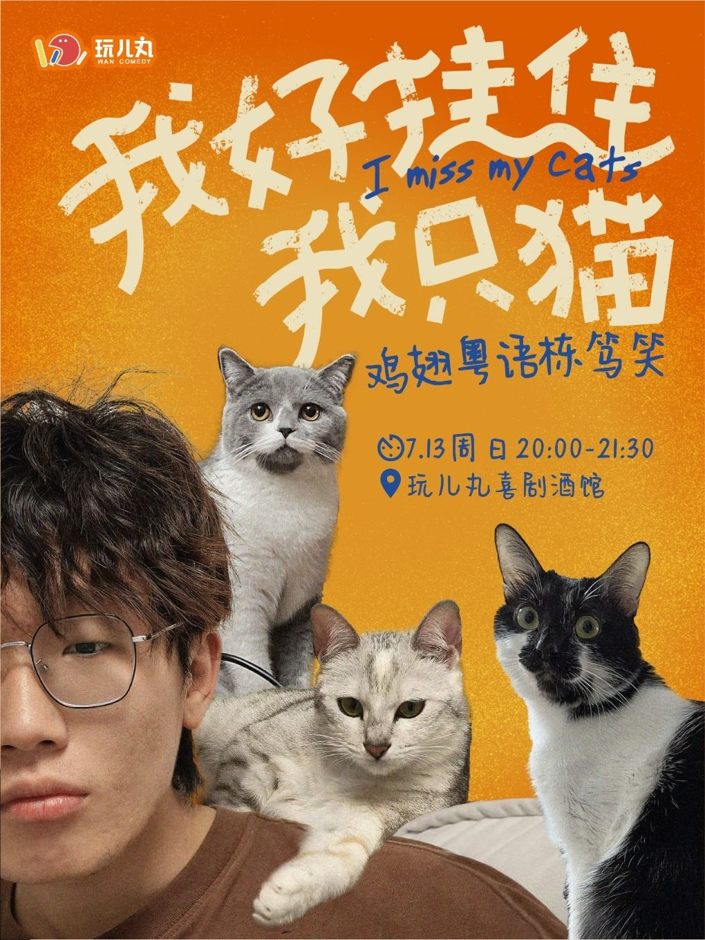 我好挂住我只猫